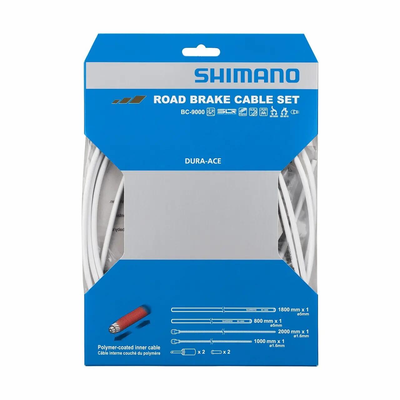 Zestawy linek hamulcowych z powłoką polimerową Shimano BC-9000 2/2