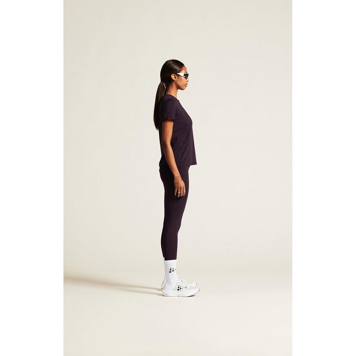 Craft Adv Essence 2 Laufshirt Damen - Dk Plum 3/5