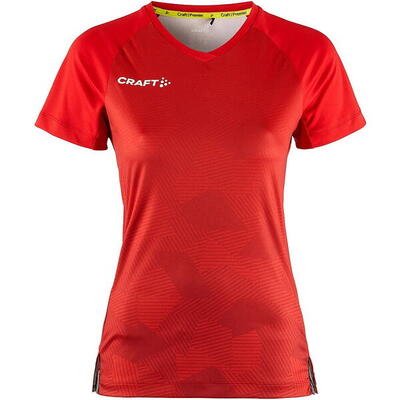 Craft premier fade shirt korte mouw dames - rood - m