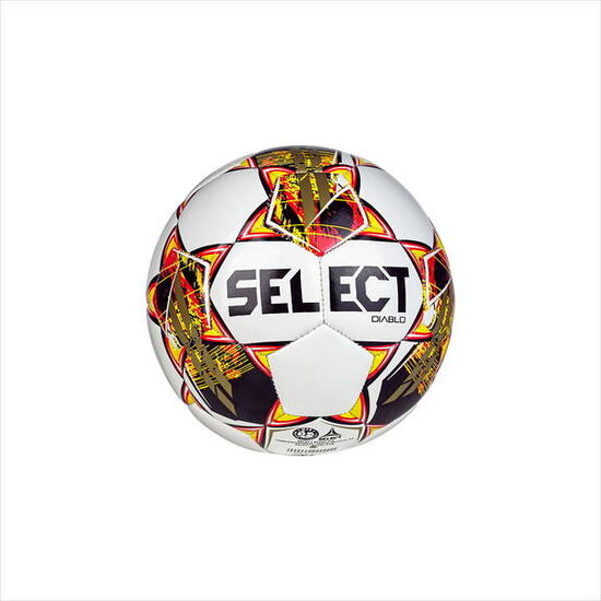 1777 Select Diablo mini-ballon 47 cm - Brillant, Blanc/Rouge/Jaune/Noir
