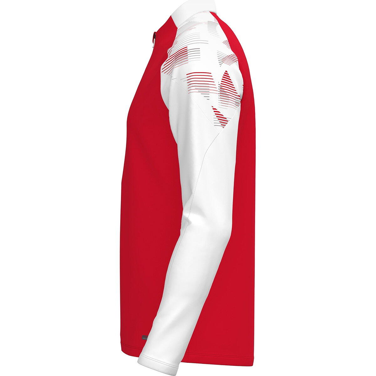 Jako Sonic Ziptop Heren - Rood / Wit 3/4