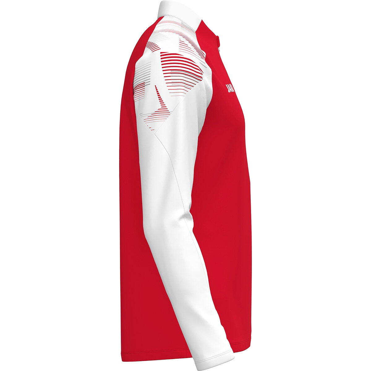 Jako Sonic Ziptop Heren - Rood / Wit 4/4
