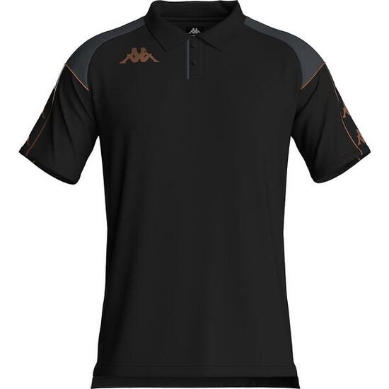 Kappa Mastio Polo Hommes - Noir / Gris L
