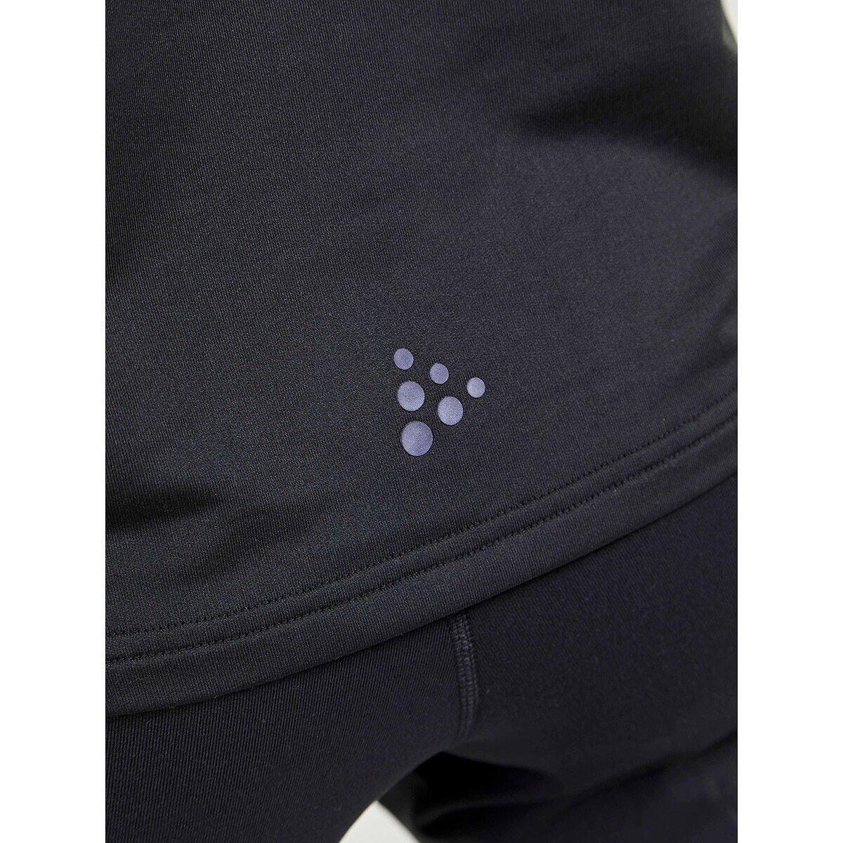 Camisa intermédia de esqui - Ski - Senhora - meia-fecho - Preto 5/5