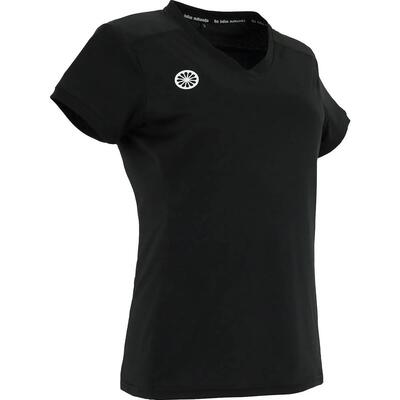 Sportshirt - multisport - dames - ademend, met mesh-inzet - kadiri - rood