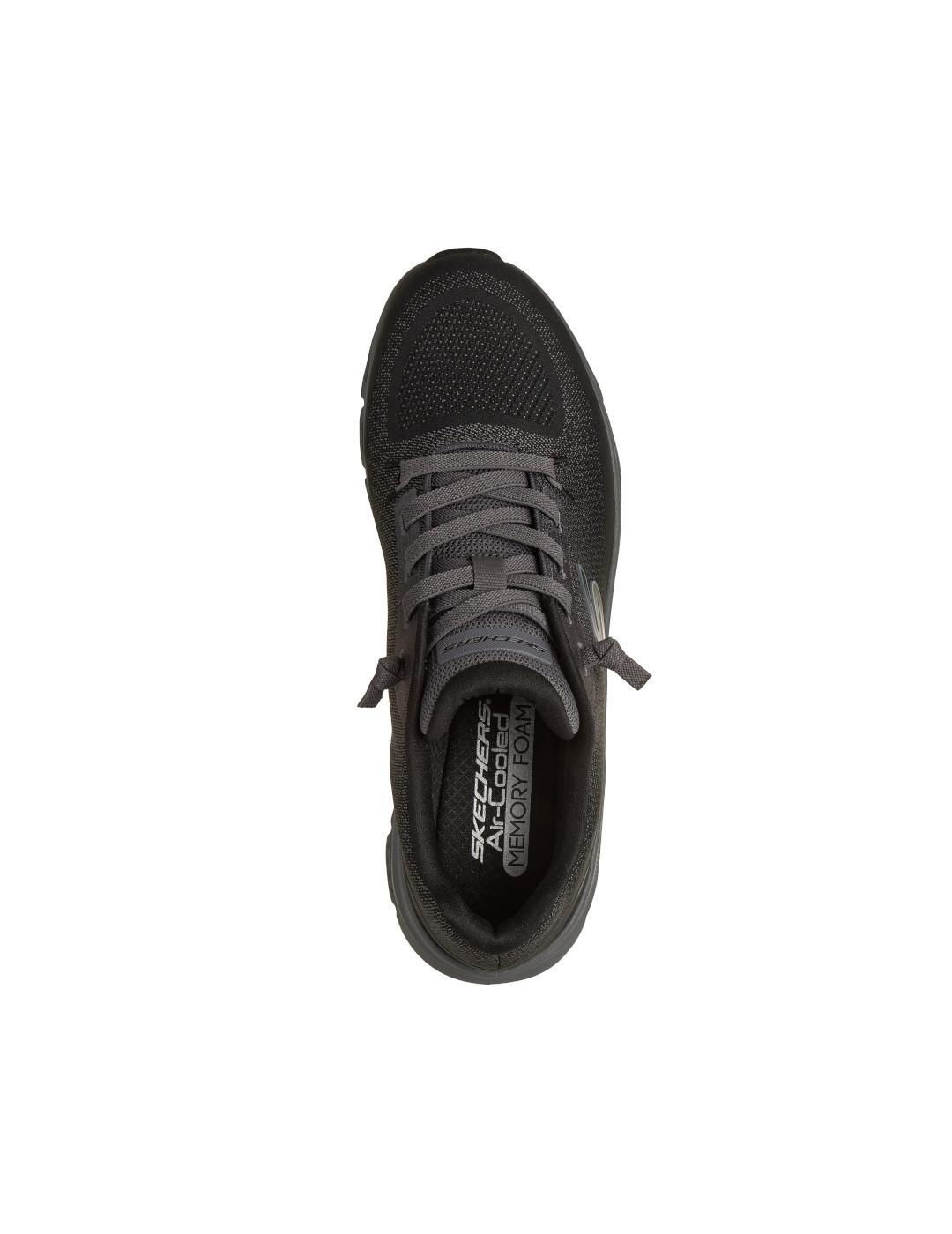 Scarpe da ginnastica da uomo Skechers Glide step nere. 4/4