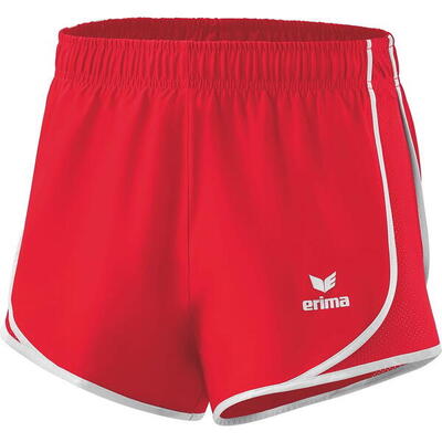 Erima performance shorts met binnenslip rood/wit