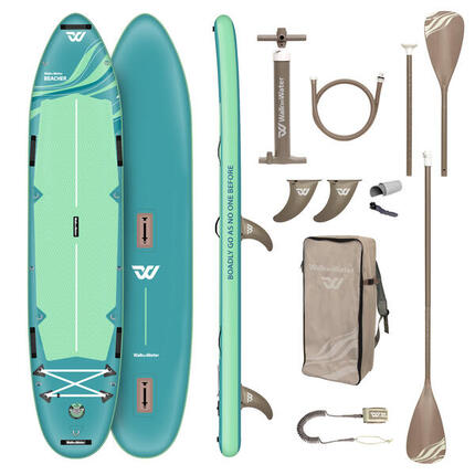 Paddle gonflable 12’ WOW Beacher – ultra stable, grande capacité, duo+