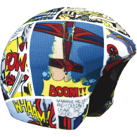Copri casco da bici Coolcasc Coolprint Comic
