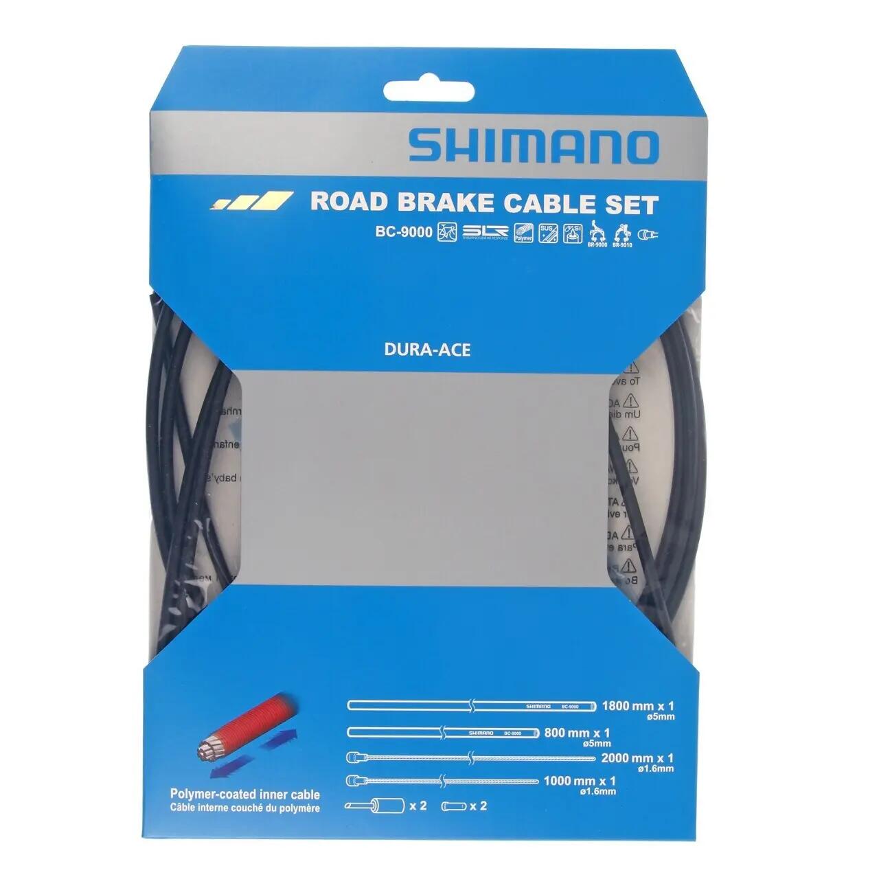 Zestawy linek hamulcowych z powłoką polimerową Shimano BC-9000 2/2