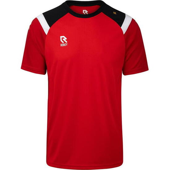 Robey Control Maillot Manches Courtes Hommes - Rouge