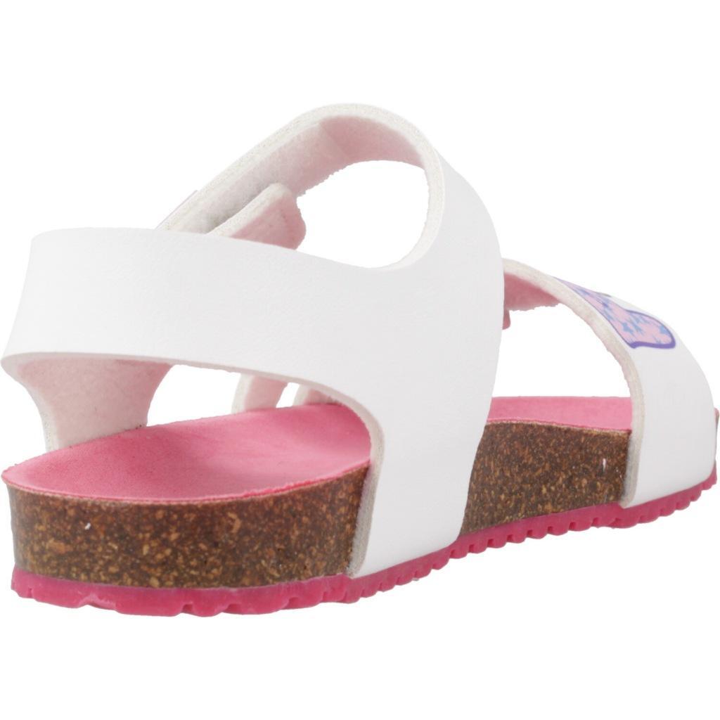 Sandalias Niña Agatha Ruiz De La Prada 242935B Blancas con Cierre Adherente 3/5
