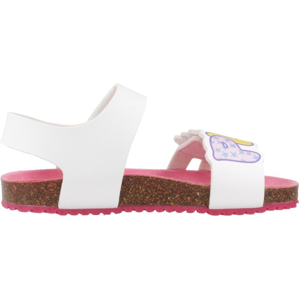 Sandalias Niña Agatha Ruiz De La Prada 242935B Blancas con Cierre Adherente 4/5