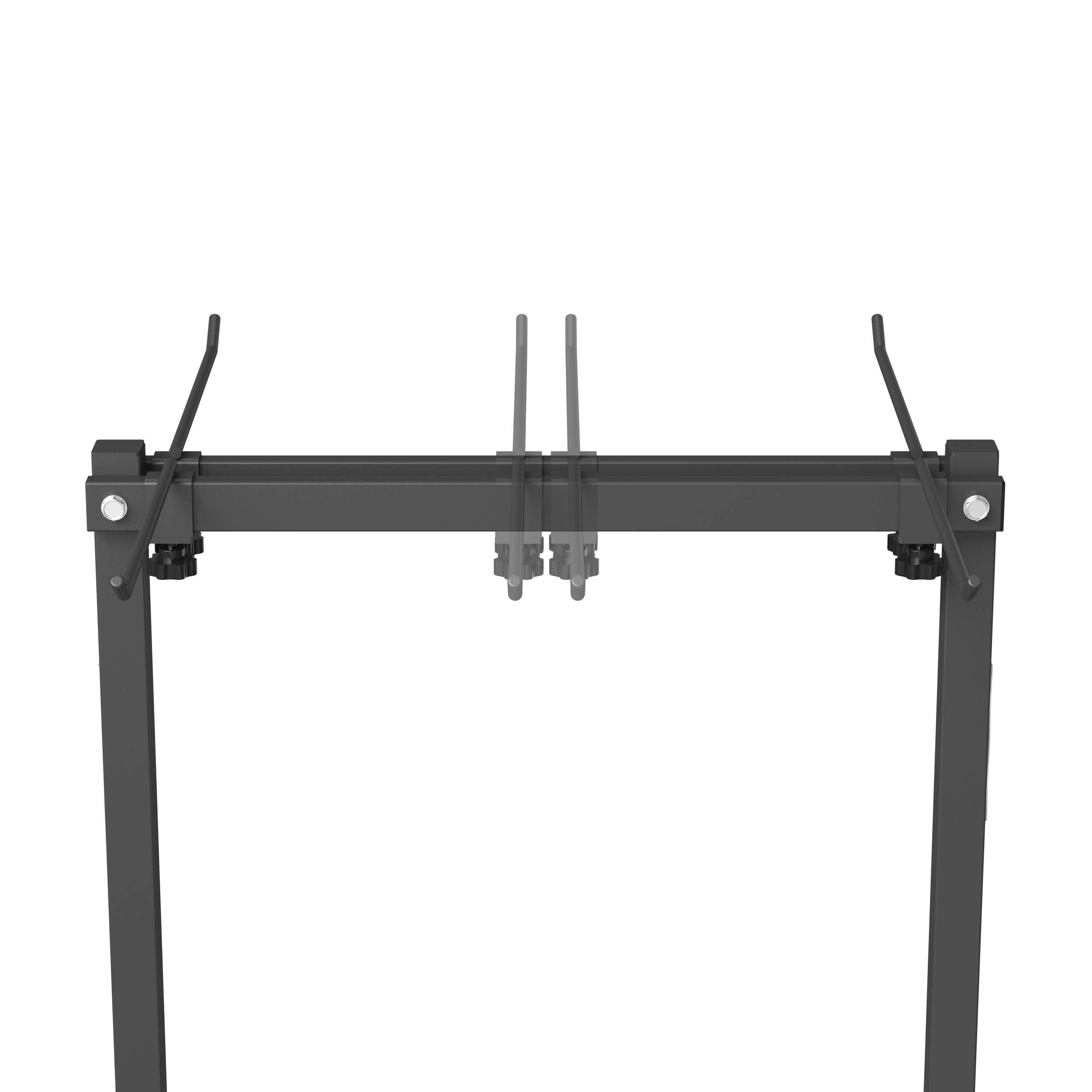 Rack de Rangement Tapis Fitness - Réglable - 70 x 60,2 x 188,9 cm - Noir 4/7