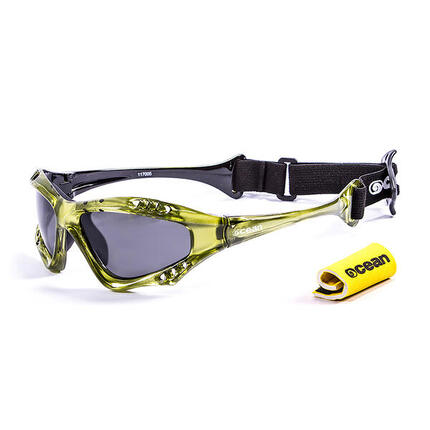 Lunette soleil flottantes sport nautiques OCEAN Australia vert et fume