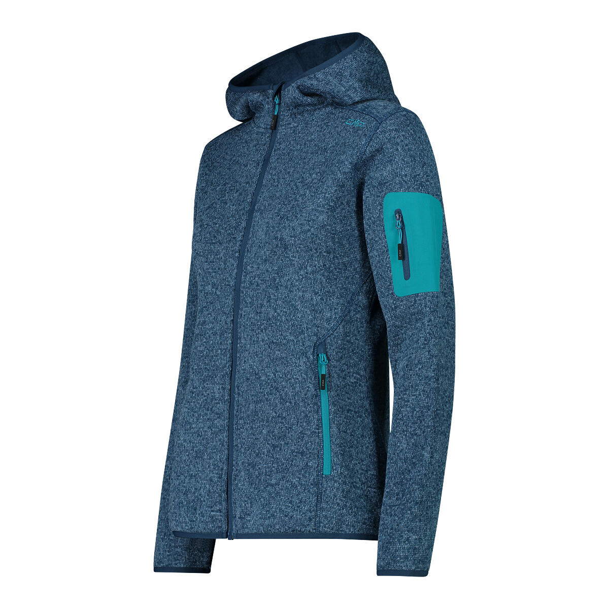 CMP Damen Jacke Knitted Melange Hoody 3H19826 3/5
