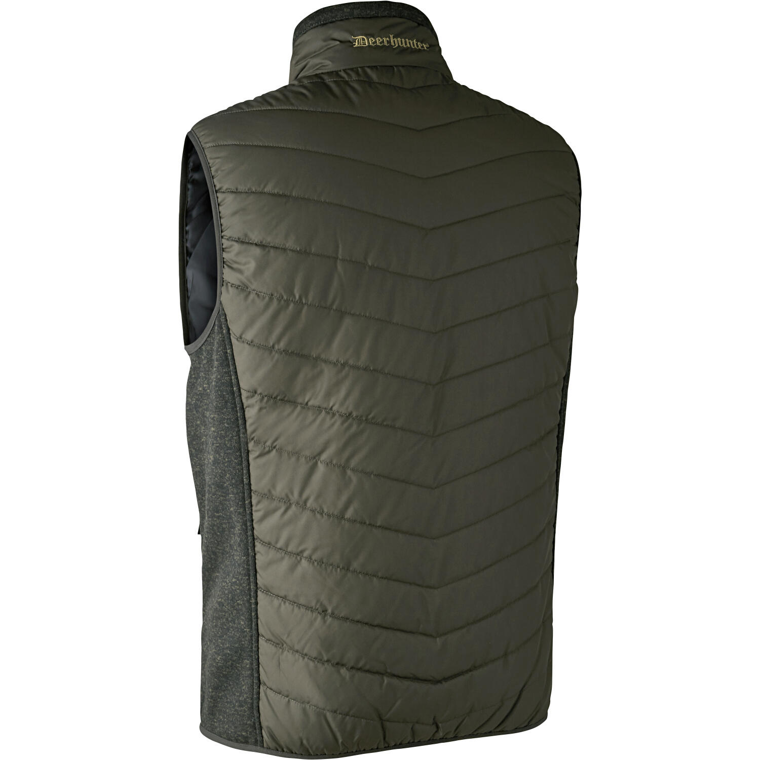 Deerhunter Moor wattierte Weste Herren, mit Strick (Timber) Größe 5XL 2/5
