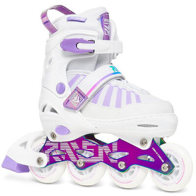 Verstelbare skeelers oxen wit/neo chrome