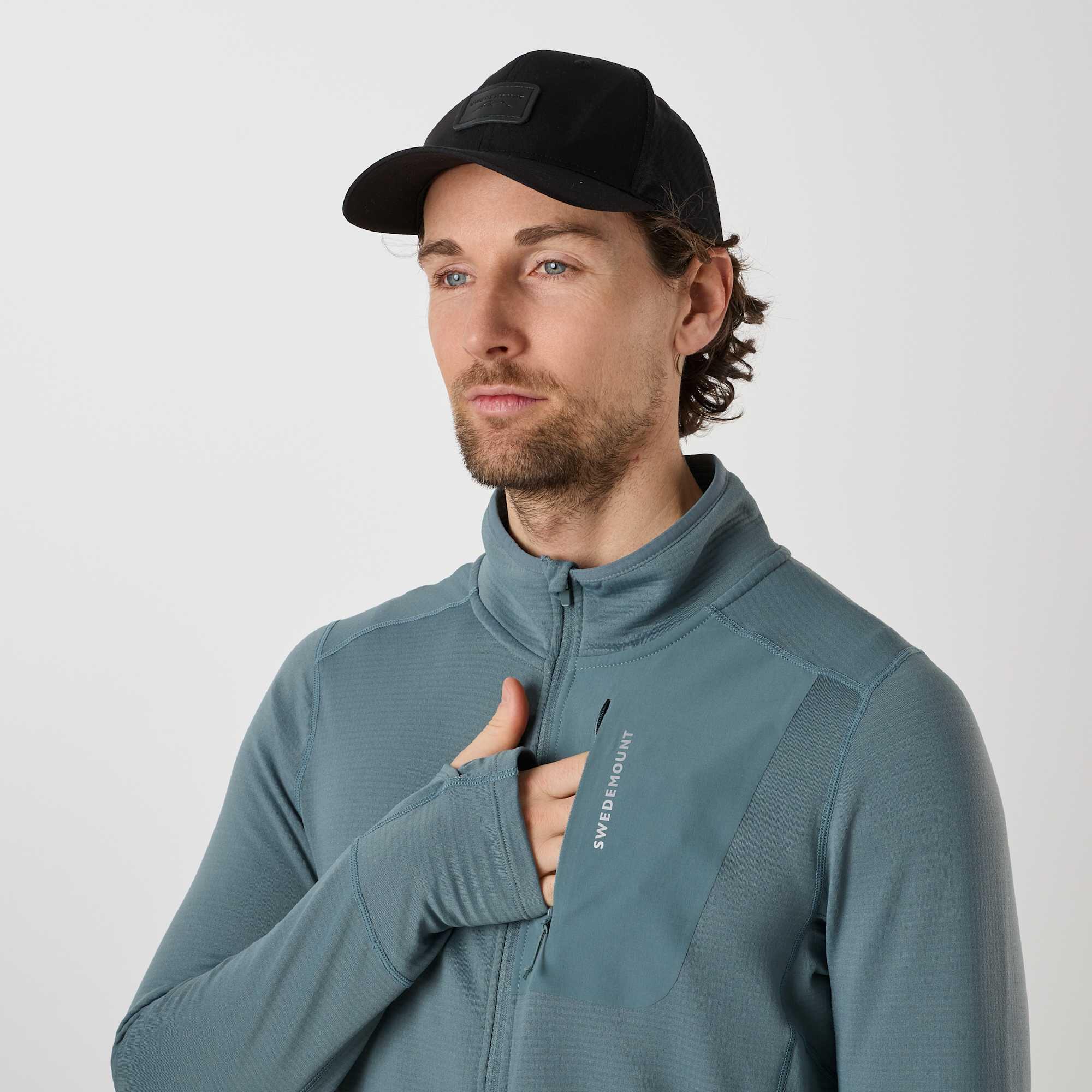 Pull de training randonnée homme Ultra Light Tech Midlayer Full Zip quick dry 5/7