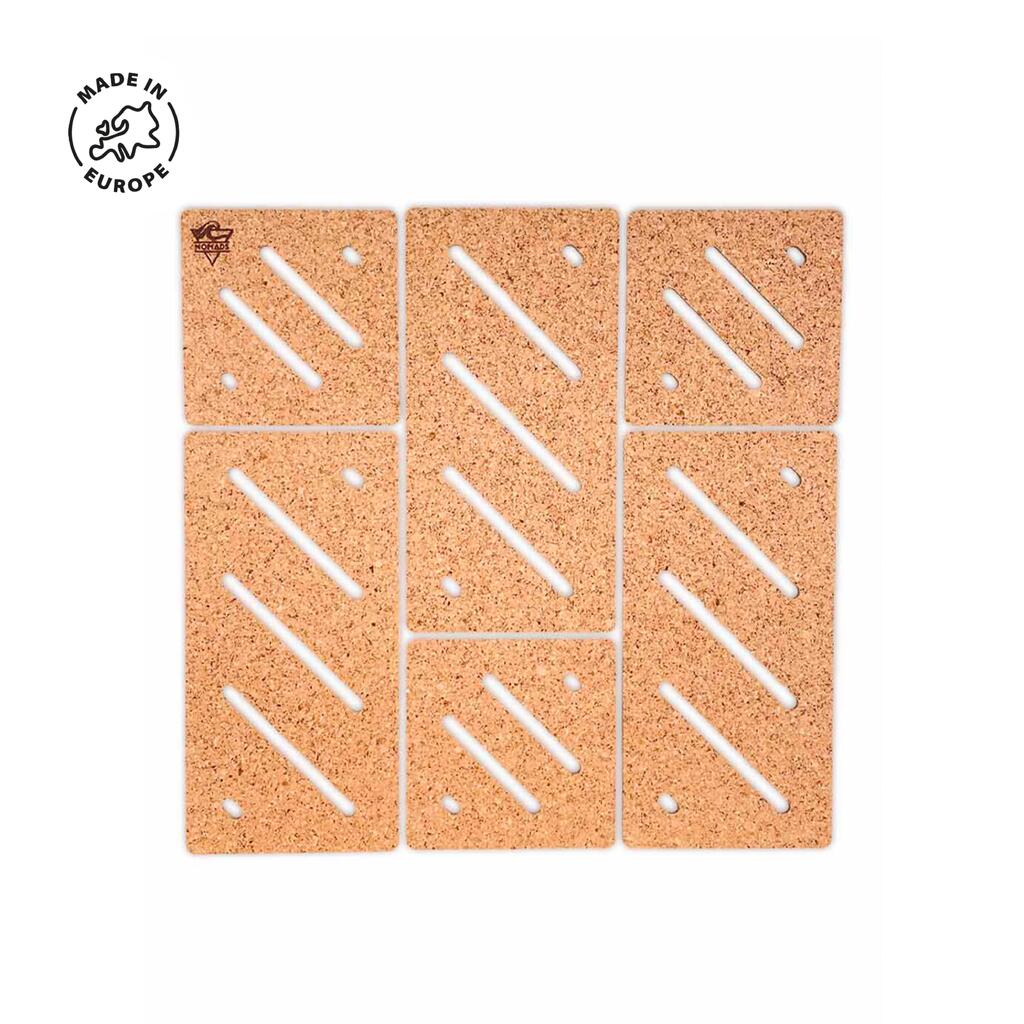 Recycled cork front pad