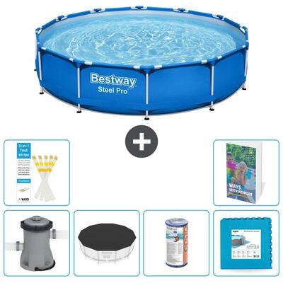 Bestway steel pro rond - 366x76 cm - 7-delig s254