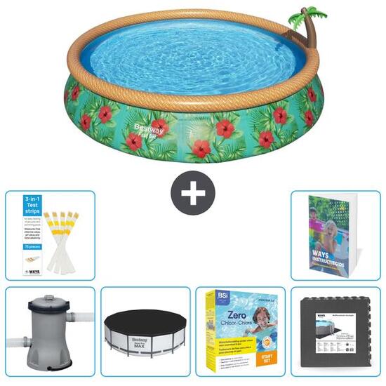 BESTWAY Piscina Bestway Fast Set Redonda - 457x84 cm - 7-piezas S259