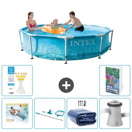 INTEX Basen ze stelażem Okrągły - 305x76 cm - 7-częściowy S134