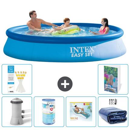 INTEX Basen Easy Set Okrągły - 366x76 cm - 7-częściowy S347