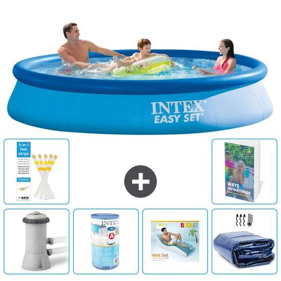 INTEX Basen Easy Set Okrągły - 366x76 cm - 7-częściowy S347