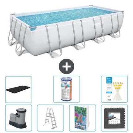 BESTWAY Piscina Bestway Power Steel Rectangular - 549x274x122 cm - S563
