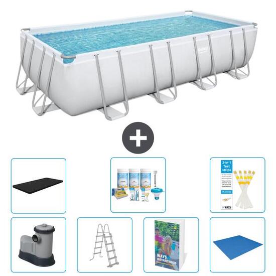 BESTWAY Piscina Bestway Power Steel Rectangular - 549x274x122 cm - S599