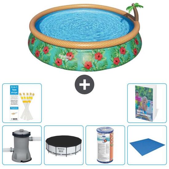 BESTWAY Piscina Bestway Fast Set Redonda - 457x84 cm - 7-piezas S341
