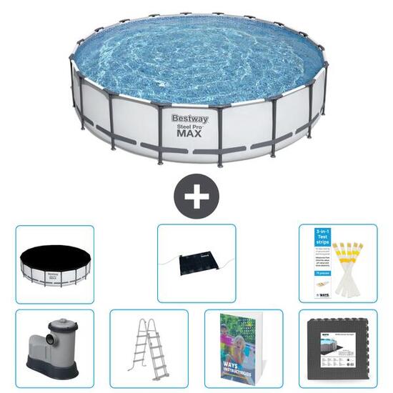 Bestway Steel Pro MAX Rund - 549x122 cm - 6-teilig S543