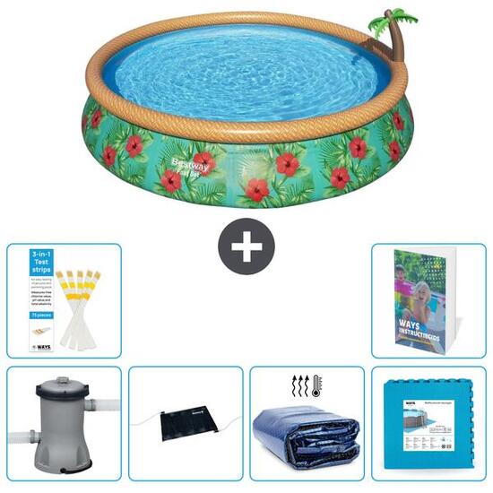 BESTWAY Piscina Bestway Fast Set Redonda - 457x84 cm - 7-piezas S340