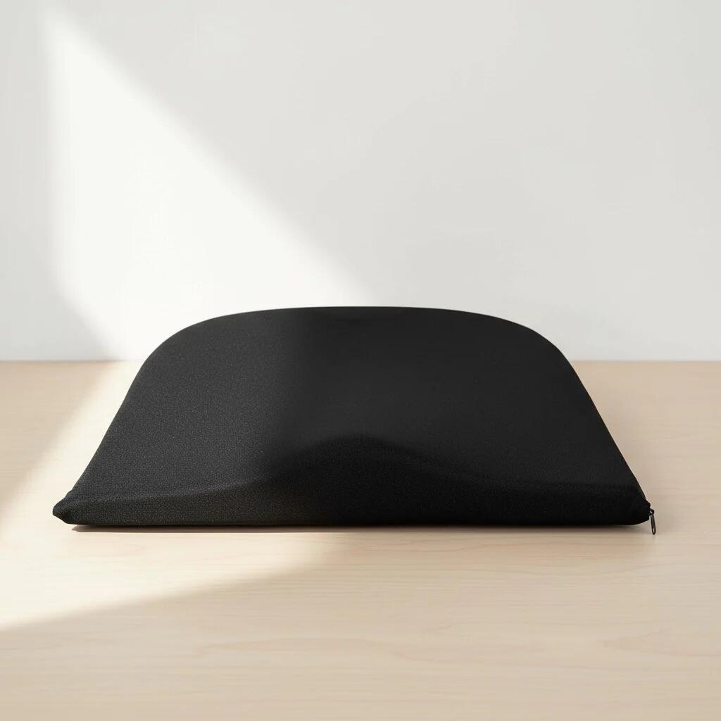 Coussin d’assise ergonomique en forme de coin - bureau - télétravail - dos 3/5