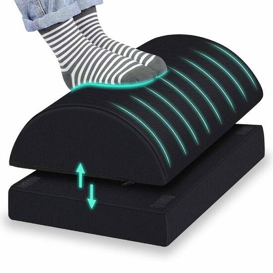 Poggiapiedi Vital-Comfort - Ufficio - Regolabile - Postura corretta