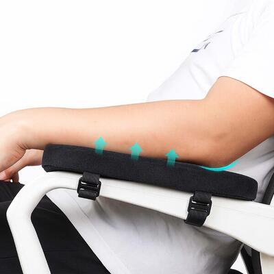 Ergonomische armleuningkussens voor bureau- & gamestoel - zacht & antislip
