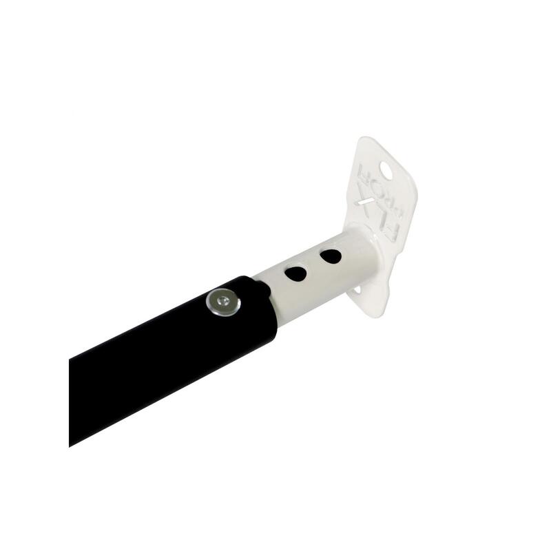 Bară de tracțiune Gamma 85-110 cm alb și negru