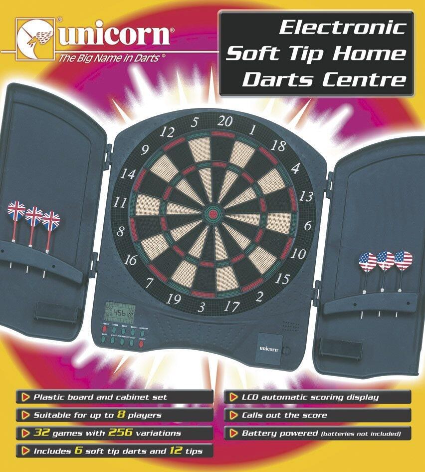 Elektronisch dartbord - 32 spellen - Unicorn 2/4