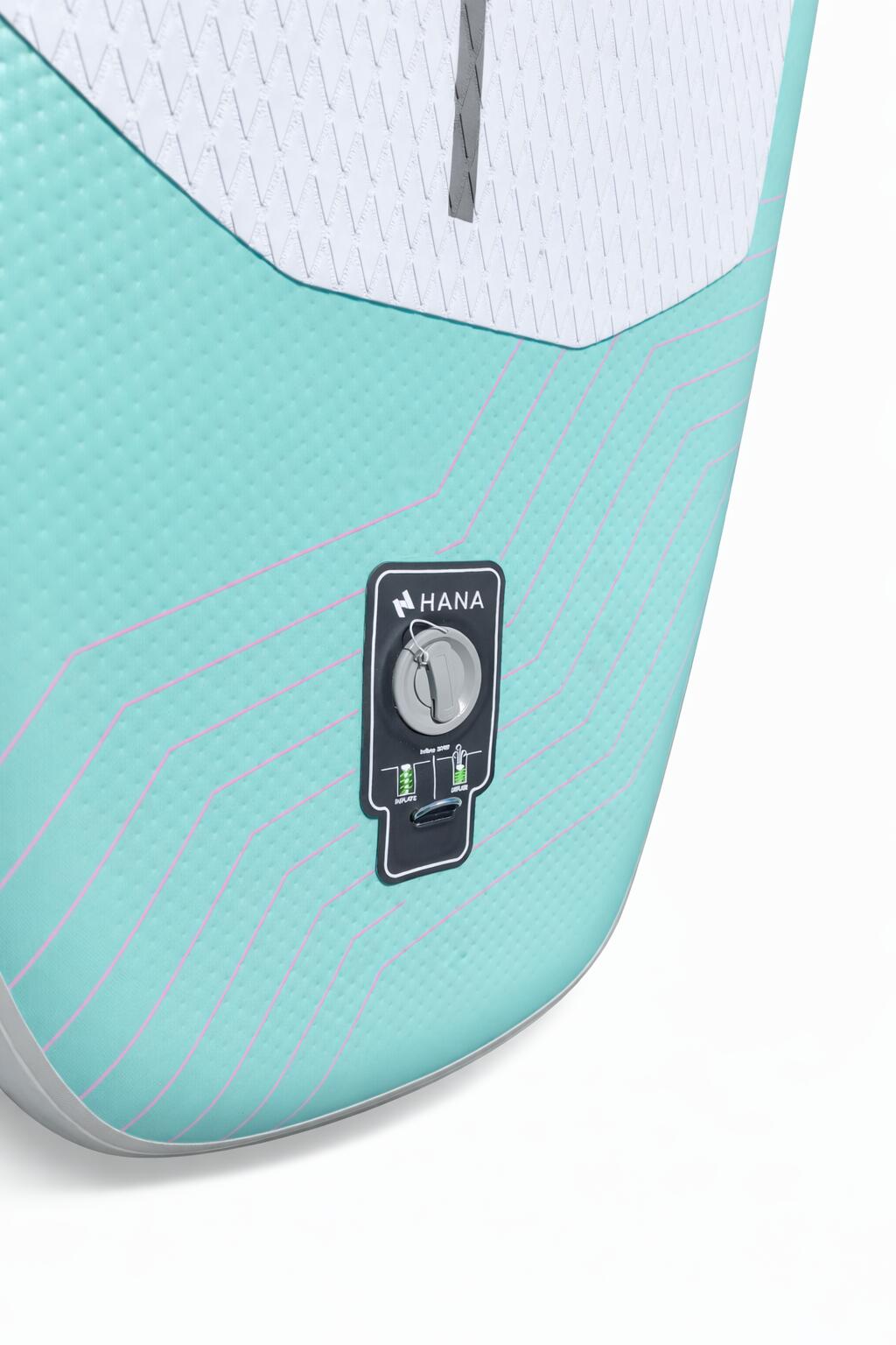 Stand-Up Paddle HANA 11’2 California Pack Colore Menta + Custodia per Telefono 4/7