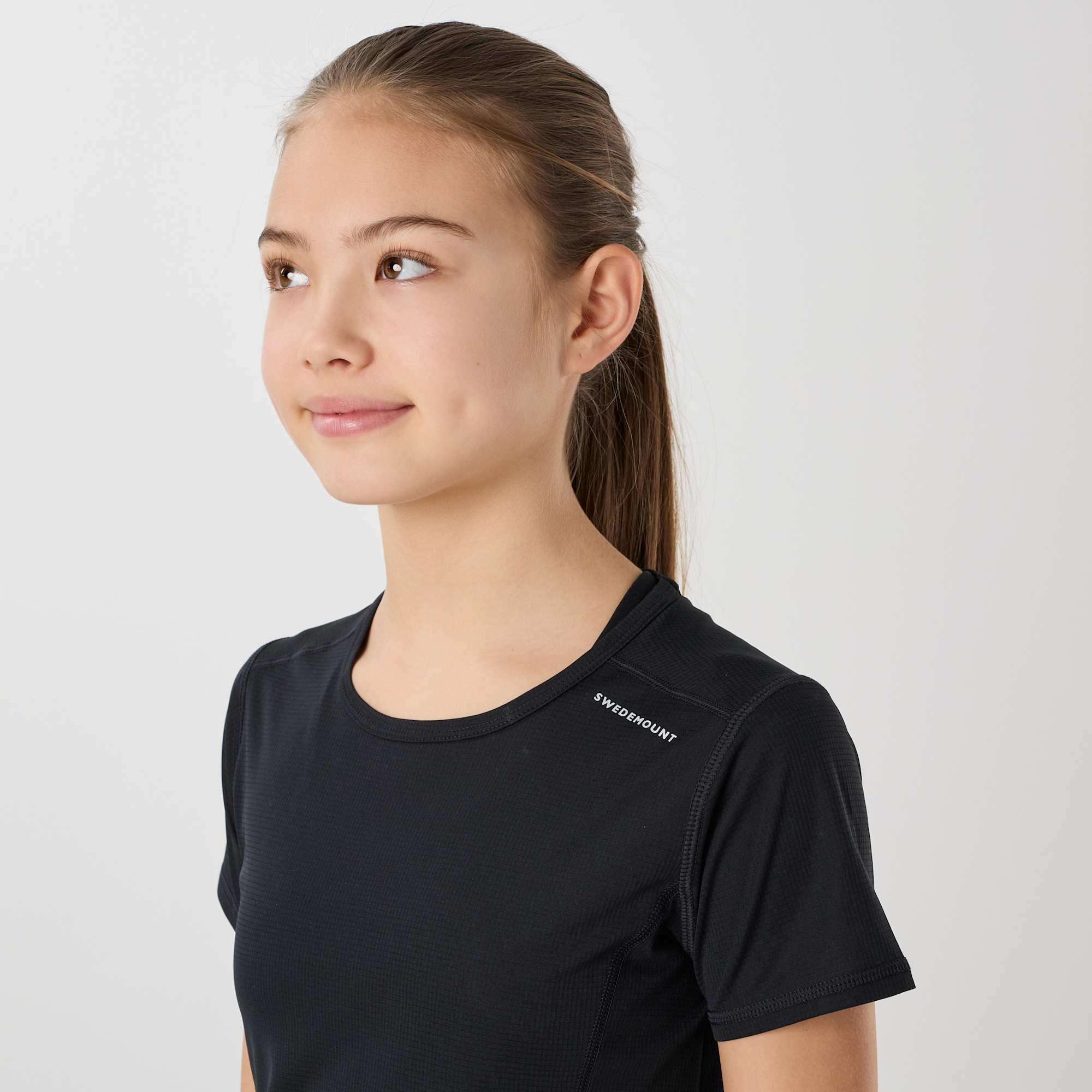 T-shirt à manches courtes training junior fille quick dry Ultra Light Tee 7/8