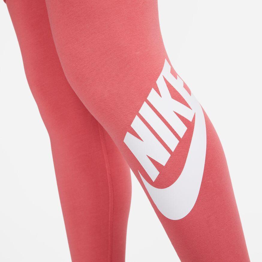 Collant Nike Sportswear Essential Archaeo Rose Blanc 3/4