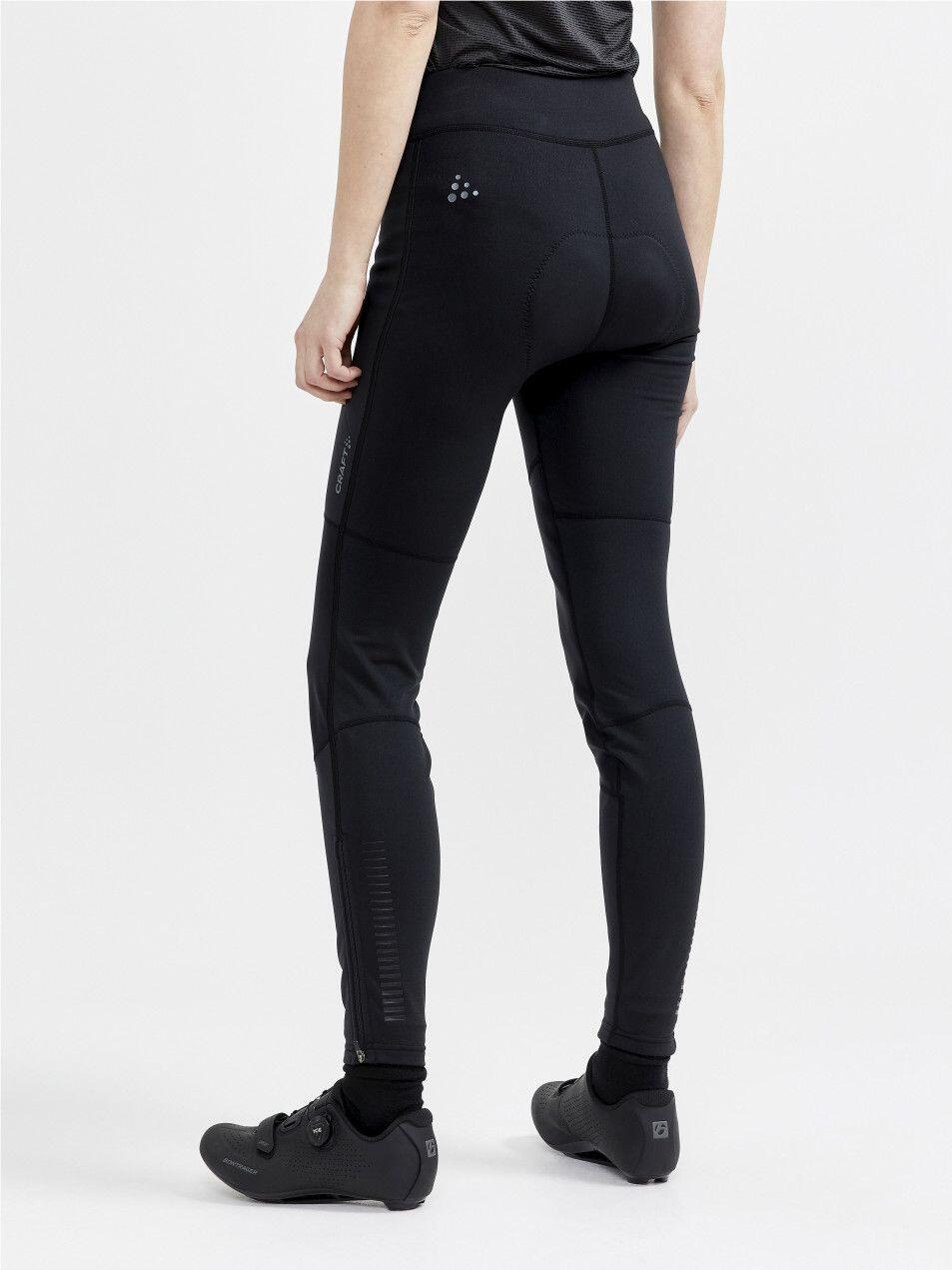 Shorts babadores artesanais com core bike SubZ Wind Longo feminino preto 3/7