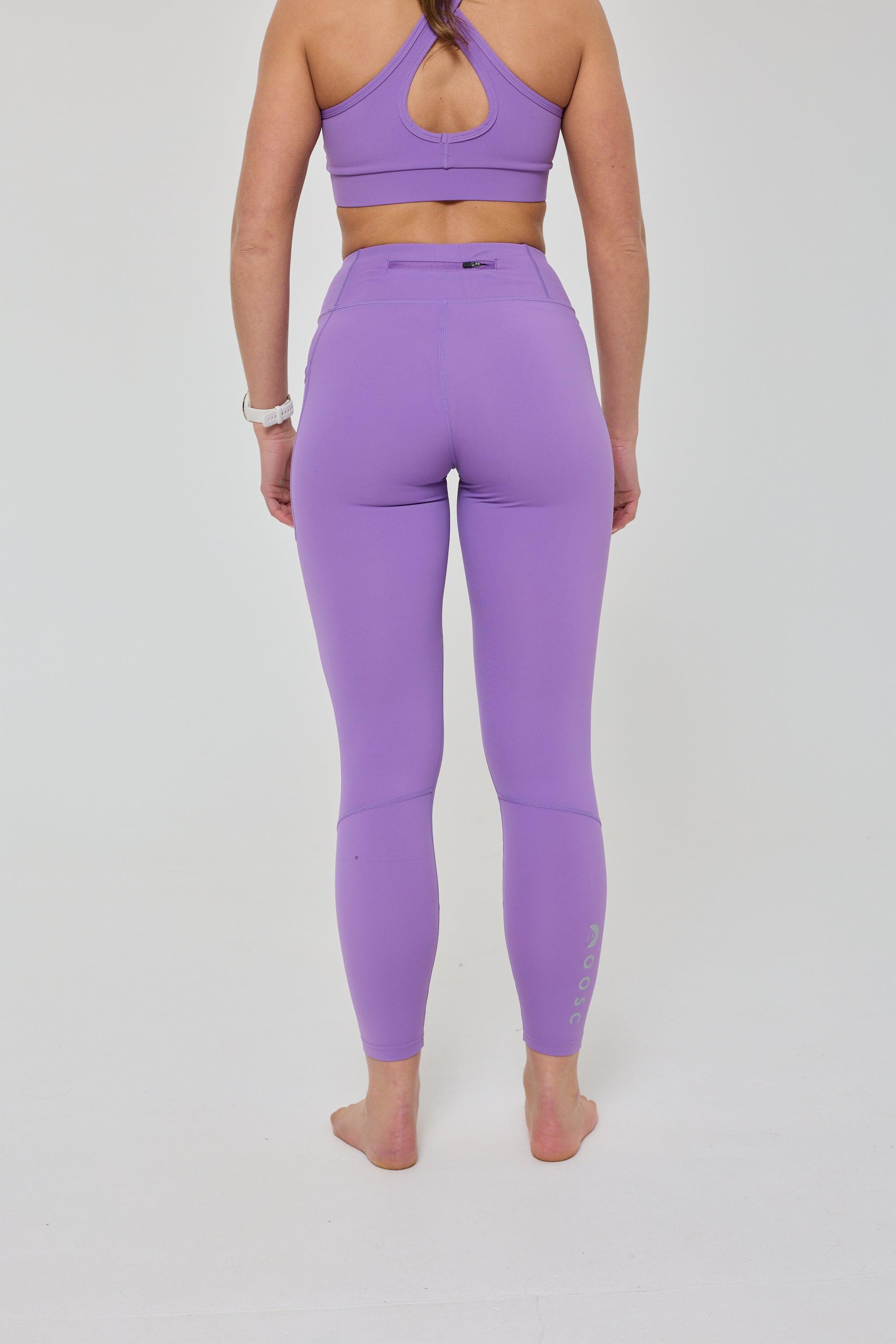 Femme Fitness Legging Taille Haute Infinite Violet 2/7