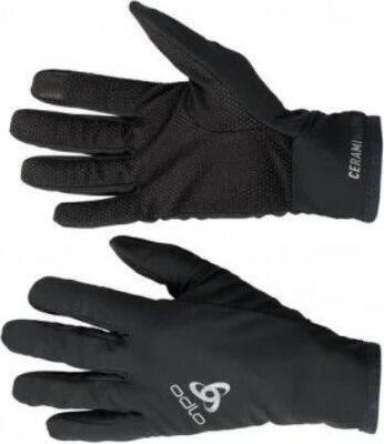 Odlo ceramiwarm grip winterhandschoenen zwart unisex