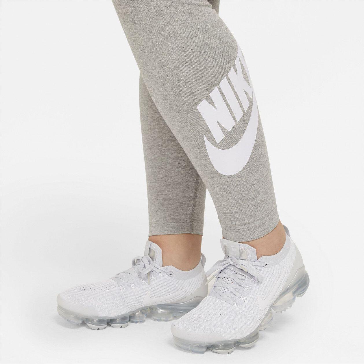 Nike Sportswear Essential DK Leggings lunghi da donna grigio / bianco 4/4