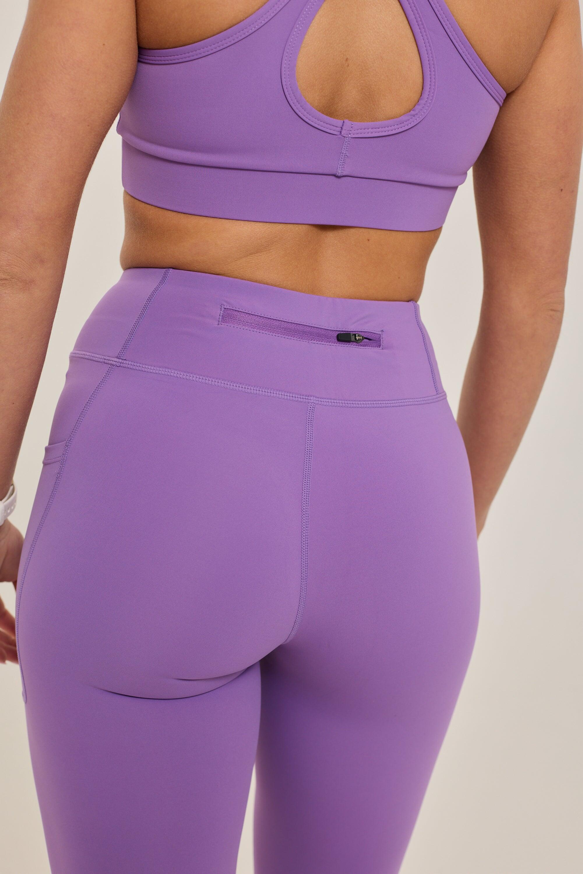 Femme Fitness Legging Taille Haute Infinite Violet 7/7