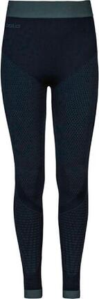 Odlo Performance Warm Eco Lange Tights Kinder Schwarz