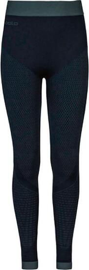 Odlo Performance Warm Eco Lange Tights Kinder Schwarz