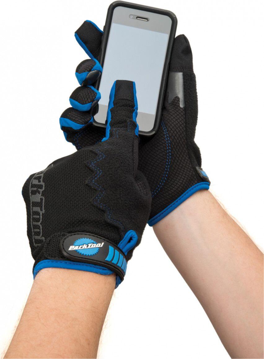 Luvas de Oficina Park Tool GLV-1 Preto/Azul 2/2